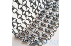 China Space Divider Metal Chain Link Curtains Fly Screen Curved Andulated supplier