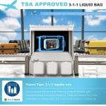 High quality  Shockproof and durable waterproof  clear toiletry bag for travel