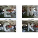 customized giant advertising lighting inflatable Letter balloon for sale