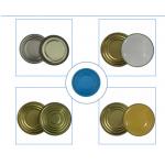 Customized Tinplate Easy Open End With Any Smooth Colorful Logo Printing for sale