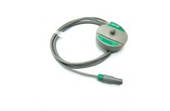 China Toco round gray 6 Pin Fetal Monitor Transducer TPU Material supplier