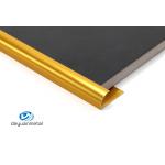 T6 Aluminium Corner Profile 12mm Electrophoresis Treatment Golden