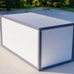 Rainproof Folding Container House Customization Fold Out Shipping Container House