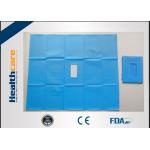 Waterproof Disposable Surgical Drapes Non-woven Sterile Surgical Sheet Without Tape for sale