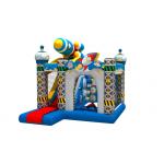 Full Digital Painting Inflatable Jump House / Kids Blow Up Bounce House Combo for sale