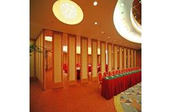 China Movable Folding sliding Partition Door On Aluminum Track Max 6000mm Height supplier
