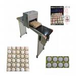 Convenient Transportation Egg Batch Number Printing Machine For Green Food Logo