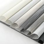 Colorfast Durable UV Proof PVC Material Zebra Blind Fabric For Window for sale