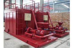 China Mn Steel Mud Mixing Solids Control System For Well Drilling Fluid Processing supplier