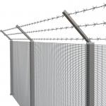 Y Type Galvanized Steel  Airport Security Fencing PVC Coated for sale