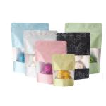 3 Side Seal Aluminum Foil Zip Lock Plastic Bags With Clear Window