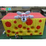 PVC Tarpaulin Inflatable Sports Games Inflatable Cheese Barriers for sale