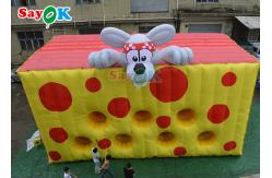 China PVC Tarpaulin Inflatable Sports Games Inflatable Cheese Barriers supplier
