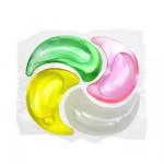 Four-Cavity 12g Long-Lasting Fragrance Gel Shape Laundry Pods In Customized Color For Detergent APPAREL for sale