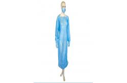 China Unisex Disposable Plastic Aprons Long Sleeves Biodegradable Comfortable Fit supplier