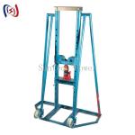 10T Hydraulic Pulling Electrical Cable Drum Roller Stand With Wheels for sale
