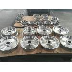 Forged Crane Steel Rail Wheels 42CrMo Material 380mm Diameter With Bolt Hole for sale