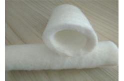 China Heat Resistant Thick Polyester Felt Roll Tube Sleeve Needled Punched Custom Length supplier