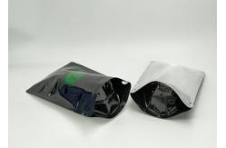China One Side Transparent Plastic Pouches Packaging Clear Window Stand Up For Coffee supplier