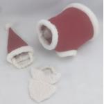 Animal Stuffed Puppy Chew Toys Soft Fabric Christmas Dog Toys Puncture Resistance for sale