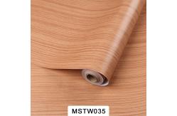 China 2m 3m 5m 10m Roll Wood Grain Wallpaper Moisture Proof Self Stick Wallpaper supplier