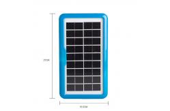 China Portable Silicon Polycrystalline Cell Panel Solar Lighting System Kit 12V Home supplier