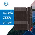 460W Huasun Solar Panels 465W 470W 475W 480W 144 Cells Two Sided Solar Panels for sale