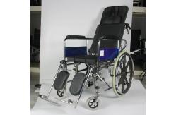 China Exquisite Workmanship Aluminum Manual Wheelchair With U Shape Commode Seat supplier