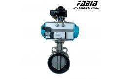 China Industrial Pneumatic Driven Butterfly Valve -20°C- 150°C For Precise Control supplier