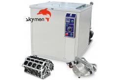 China Electric Fuel Industrial Ultrasonic Cleaner 360L Tank Engine Block Oil Rust Removing supplier