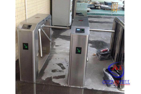 RFID Ticket Counting Tripod Turnstile Barrier Gate Fingerprint Reader 3 Roller Gate System