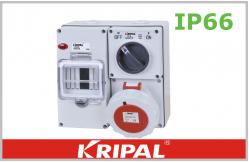 China Customized Weatherproof Industrial Outlets Reefer Container Socket 500V supplier