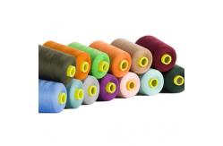 China Dyed Sewing Polyester Thread , Ring Spun Polyester Thread For Sewing Machine supplier