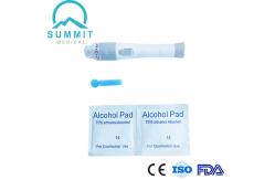 China Clear Protective Cap Glucometer Needle Pen For Blood Collection supplier