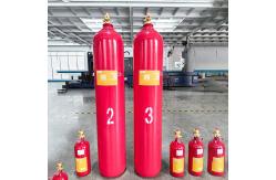 China Museums CO2 Cylinders For Enclosed Flooding Fire Suppression Systems supplier