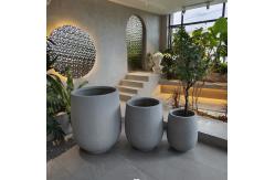 China Create a Beautiful Garden with Fiberglass Flower Pots Durable and Lightweight supplier