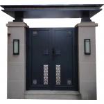 Aluminum Elegant Outdoor Sliding Gate With Automatic Opening Pattern for sale