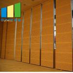 Melamine Commercial Movable Partition Walls Sliding Folding Divider For Office
