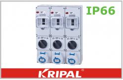 China Dustproof 16A Industrial Socket Outlet with RCD Electrical Protection supplier