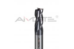 China 3 Flutes Carbide End Mill 0.4μm CNC Milling Cutting Tools SC45 supplier