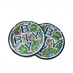 Resealable Die Cut Mylar Bags Round Shaped Bag For Custom Packaging for sale