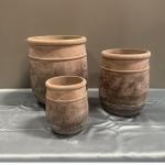Textured Surface GRC Planter Pots Durable Flower Planters Pots For Long-Term
