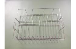 China Metal Iron Wire Laundry Fruit Vegetable Storage Stackable Basket With Handle supplier