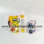 0.18mm Aluminum Foil Spouted Pouches Packaging Bags With Spout For Beverage for sale