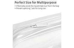 China High quality Multi-functional durable clear waterproof toiletry bags cosmetic bag supplier