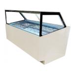 Ice Cream Freezer Ice Cream Gelato Display Cabinet Fan Cooling for sale