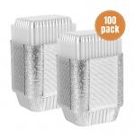 Food Grade Aluminum Foil Food Containers Takeaway Food Packing Aluminum Foil Tray With Lid for sale