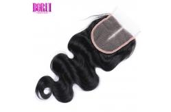 China Unprocessed Loose Wave 3 Bundles With Closure , Virgin Human Hair Bundles supplier