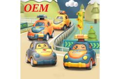 China Custom Plastic Toy PVC Pull Back Car Toys With Customized Designs supplier