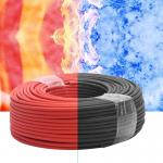 100m DC1.8KV Single Core Solar Cable Red Male Black Female for sale